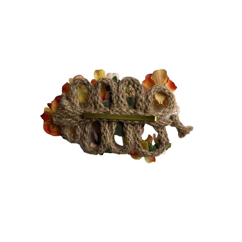 RARE Archival Diane Von Furstenberg DVF 16 Runway Show Hair Wedding Boho Clip OR - Picture 15 of 15